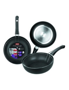 SARTEN COC FREIDORA 24CM ANT.TEFLON INDUCTA ALU.FORJ IBILI