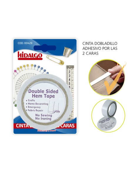 Blister cinta dobladillo 2 caras hidalgo