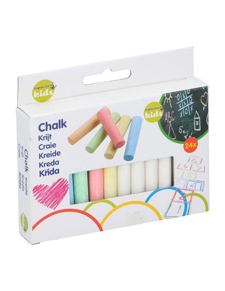 Set tizas colores 24 uds