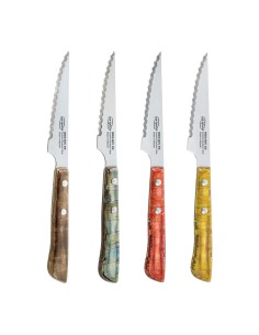 Cuchillos chuleteros evergreen 4 uds