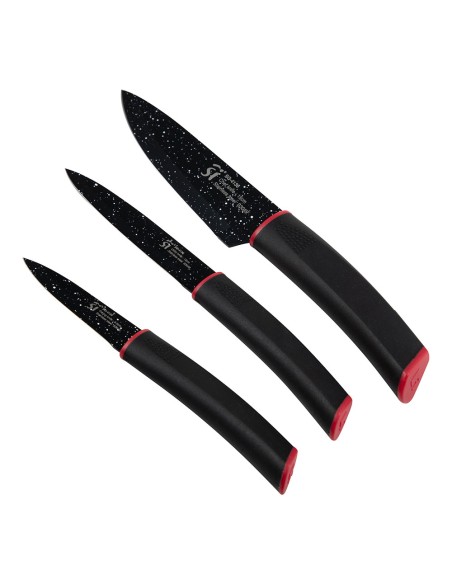 Juego de cuchillos 3 piezas acero inox keops marble