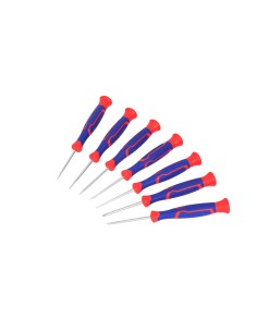 Destornilladores de precisión, 7 piezas 3 phillips + 4 plano