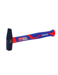 Martillo de maquinista con mango de fibra de vidrio, 300 g