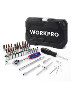 Llaves vaso, juego 46 piezas, 1/4"