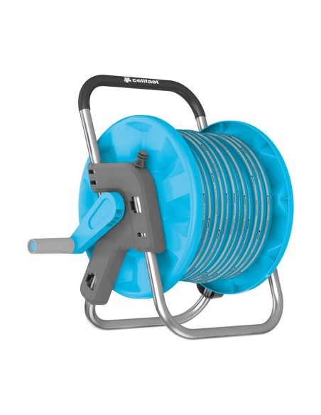 Kit portamangueras equipado con 20 m de manguera aluplus