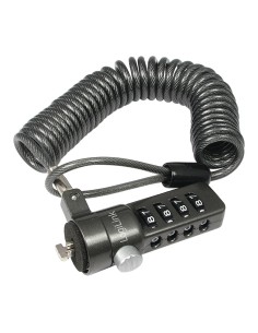 Cable antirrobo para portatil con combinacion 4 cifras negro logilink