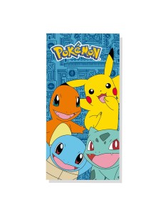 Toalla playa algodon 300g 70 x 140cm pokemon
