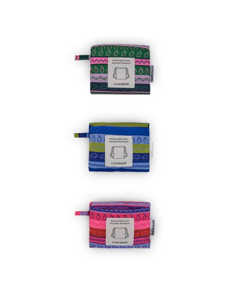 Mochila impermeable plegable, colores surtidos. 35x40cm 30942. c-collection