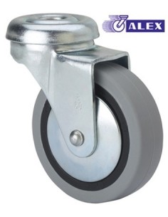 RUEDA GIR 040MM  017KG,LISO GOM N-G BD PGI