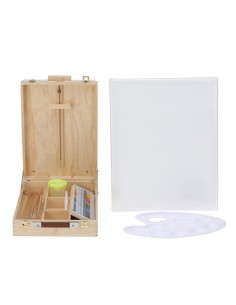 Set maletin pintura madera 36 uds