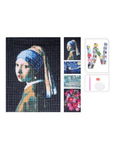 Manualidad de diamantes de plástico, varios modelos de viejos maestros, 492100230, basics