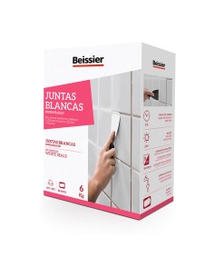 Masilla para juntas blancas impermeables 6 kg
