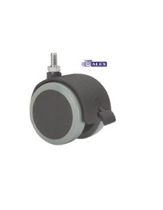 RUEDA GIR,DBLE C-F 050MM 1 0646 ESP,ROS 050KG PU N-G DK ALE