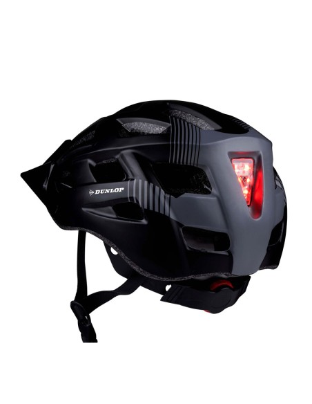 Casco bicicleta con leds rojos talla l 58 - 61 cm