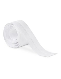 Rollo adhesivo de cierre de gancho y bucle blanco 20 mm x 1,5 m
