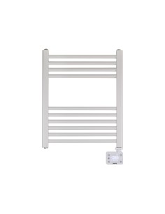 Radiador / toallero eléctrico 400 w con temporizador blanco