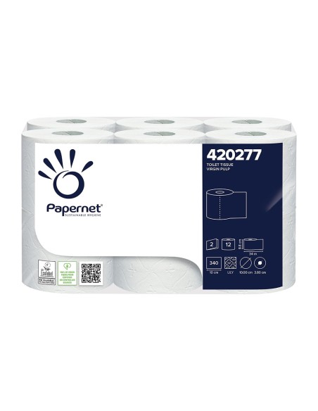 Papel higiénico doméstico 12 uds