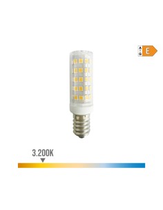 Bombilla tubular de led e14 6,5 w 800 lm 3200 k luz cálida