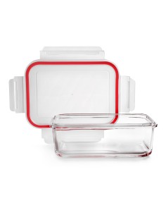Fiambrera borosilicato rectangular 400 ml