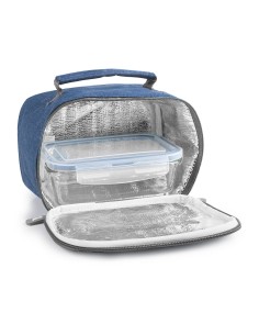 Porta alimentos azul + fiambrera