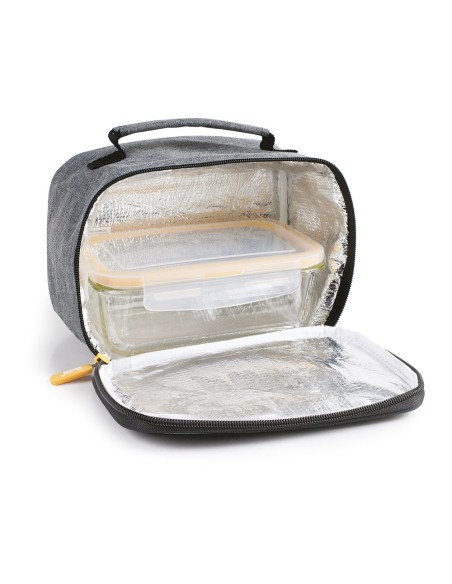 Porta alimentos gris + fiambrera
