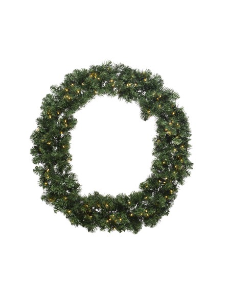 Corona imperial con microled, parpadeante, 20 leds, ø35x8cm.