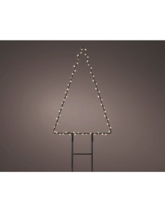 Estaca microled en forma de pino para exterior 18 x 0,6 x 27cm