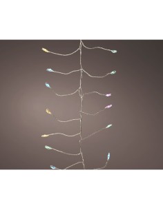 Guirnalda micro led parpadeante 960 leds multicolor pastel 8 funciones temporizador 6 m