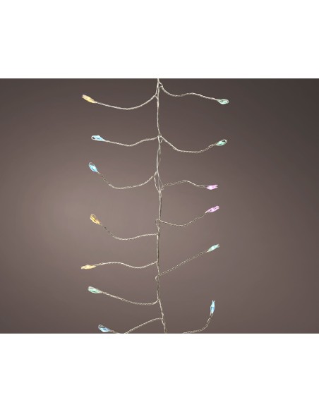 Guirnalda micro led parpadeante 960 leds multicolor pastel 8 funciones temporizador 6 m