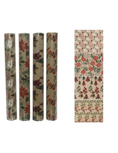 Camino de mesa motivos navideños, 35 cm x 2 m, 4 modelos