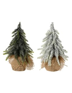 Mini pino con macetero de yute, modelos variados ø12 x 20 cm