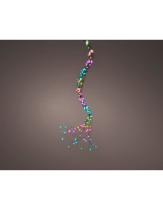 Guirnalda micro led exterior para arbol de 180 cm multicolor suave 1,8 m