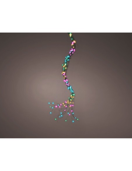 Guirnalda micro led exterior para arbol de 180 cm multicolor suave 1,8 m