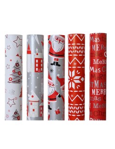 Papel de regalo con motivos navideños, modelos variados