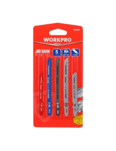 Hoja de sierra para madera y metal, juego 5 piezas