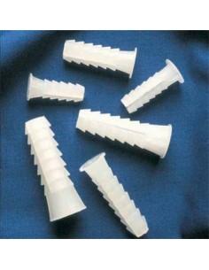 TACO PLASTICO ESTRIADO 8 MM, 25 PZAS, n3