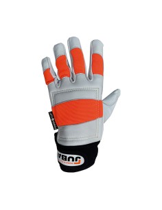 Guante piel reforzado para motosierra clase 1 t-08