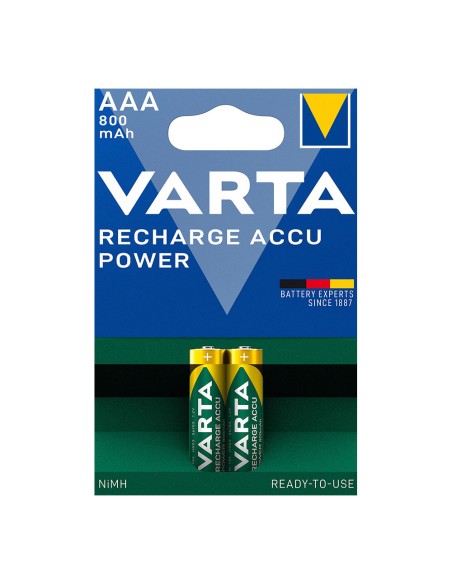 Pila recargable accu power aaa - hr03 800 mah (blister 2 uds)