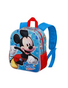 Mochila 3d pequeña mickey mouse house 8,5 l