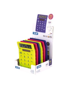 Calculadora serie acid colores surtidos expositor 6 uds