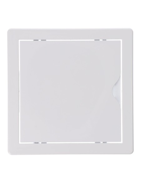 Tapa de registro cuadrada empotrable abs 15x15cm blanca