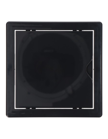 Tapa de registro cuadrada empotrable abs 15x15cm gris antracita