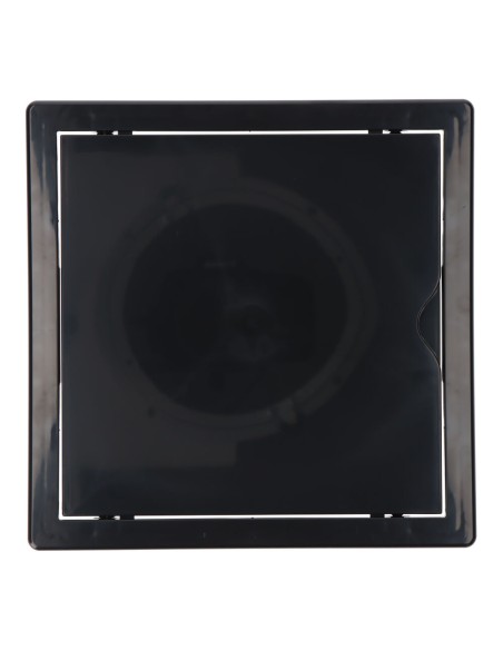 Tapa de registro cuadrada empotrable abs 20x20cm gris antracita