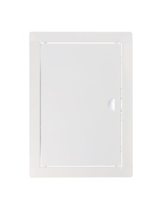 Tapa de registro rectangular empotrable acero 20x30cm blanca