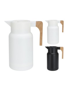 Jarra térmica con asa de madera colores surtidos 1 l