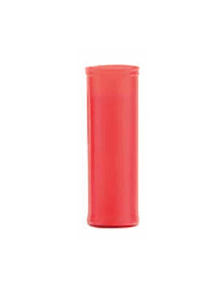 Vela para difuntos plastificada roja ø55x150mm