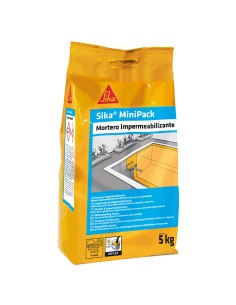 Mortero de impermeabilización sikaminipack gris 5 kg