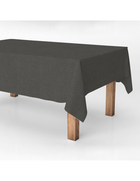 Rollo mantel antimanchas gris oscuro 1,40 x 25 m