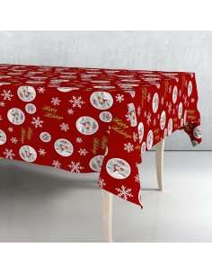 Rollo de hule decoración de navidad 140 cm x 25 m