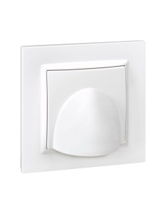 Salida cable blanco con marco